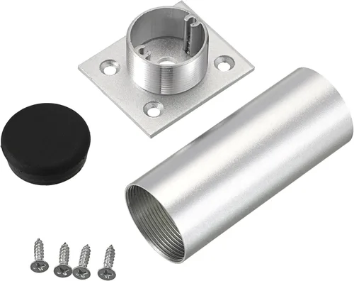 Miniatura 9 de BSTKEY 4 patas de gabinete de aleación de aluminio de 4 pulgadas – Patas de repuesto ajustables para muebles de gabinete, patas de pie de sofá