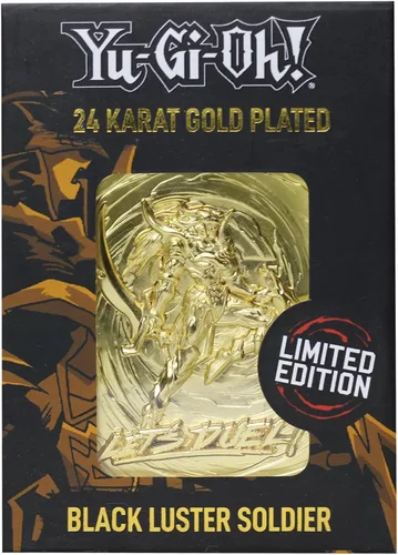 Miniatura 2 de Yu-Gi-Oh! Black Luster Soldier - Tarjeta metálica chapada en oro de 24 quilates