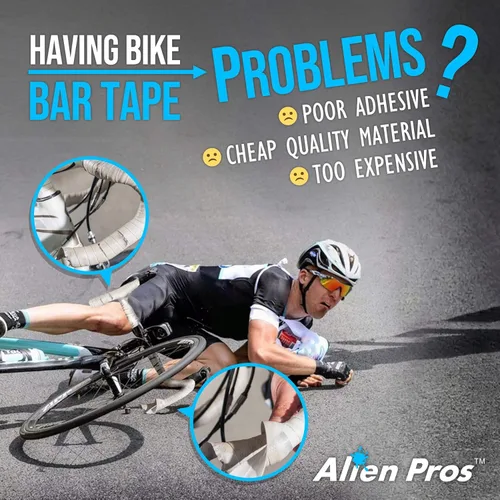 Miniatura 2 de ALIEN PROS Cinta de manubrio de bicicleta EVA (juego de 2) verde Bianchi - Mejora el agarre de tu bicicleta con esta cinta para manillar