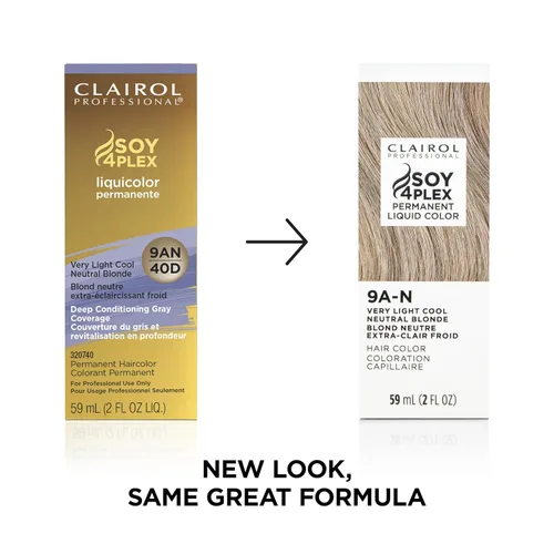 Miniatura 3 de Clairol Professional Permanent Liquicolor for Very Light Blonde/Ultra Light Blonde Hair Color with 100% Gray Coverage Packaging May Vary 9AN Rubio