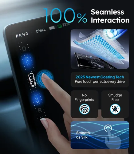 Miniatura 4 de Wigoo Protector de pantalla HD para Tesla 2025 Model Y Juniper y Model 3 [sin huellas dactilares y transparente HD] Accesorios para modelos modelo 3