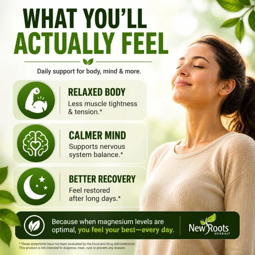 Miniatura 3 de New Roots Herbal Bisglicinato de magnesio, 120 cápsulas de suministro para 120 días, 200 mg de magnesio elemental para dormir, corazón, función