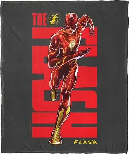 Miniatura 14 de Northwest DC - The Flash - Manta de seda táctil, 50 x 60 pulgadas, Batman y Flash