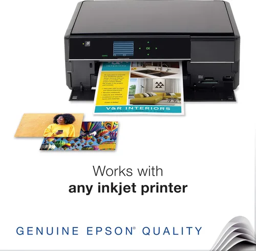 Miniatura 7 de Epson Expression Premium XP-7100 Impresora fotográfica inalámbrica a color con ADF, escáner y copiadora, negro, pequeño y papel fotográfico premium