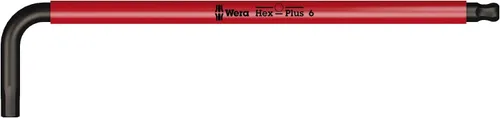 Miniatura 17 de Wera 05022534001 950/7 Imán Hex-Plus multicolor 1 juego de llaves en L, métrico, BlackLaser, 7 piezas