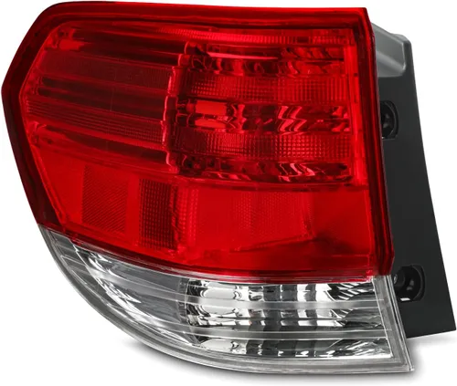 Miniatura 2 de AKKON - Compatible con 2008 2009 2010 Honda Odyssey Minivan 08-10 estilo OE luz trasera exterior luz trasera roja transparente lado izquierdo