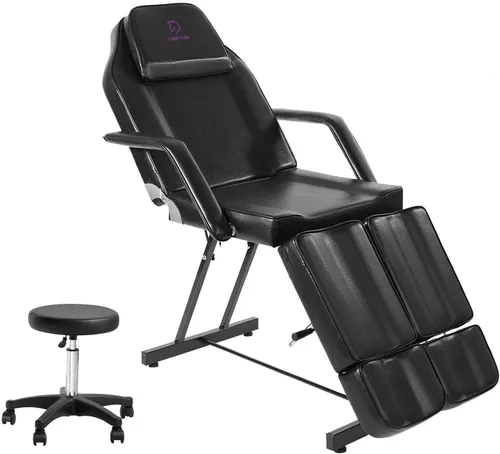 Miniatura 12 de Silla facial mesa de masaje de 73 pulgadas, cama de masaje multiusos de 3 secciones, silla de tatuaje profesional, equipo de spa para spa facial