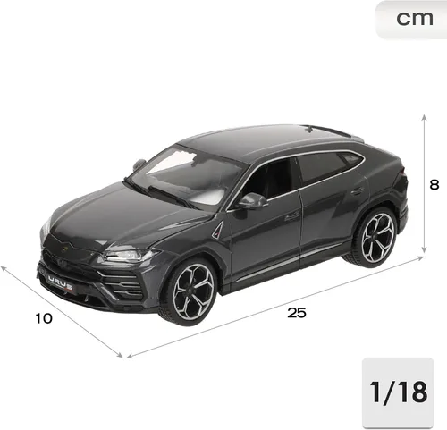 Miniatura 4 de Bburago B18-11042Y 1:18 Lamborghini Urus, Gris