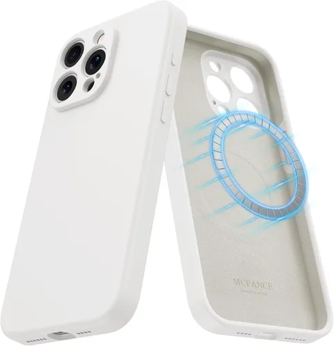 Miniatura 52 de Funda de silicona con soporte para iPhone 17 Pro [compatible con MagSafe] [Protección completa de la cámara] (6.3 pulgadas 2025), fundas de teléfono