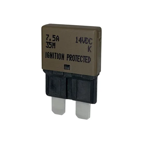 Miniatura 2 de Fusible de disyuntor ATC/ATO de reinicio automático de 7.5 amperios para automóvil marino, RV, automóvil, camión, protección de batería, reinicio