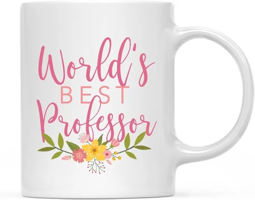 Miniatura 10 de Andaz Press Taza de café de 11 oz, regalo de broma de la mejor abbuela del mundo, diseño floral, paquete de 1