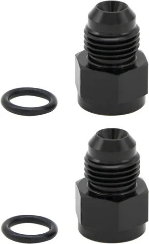 Miniatura 7 de 1/8 NPT hembra a -3 AN AN3 macho Flare Thread Expander adaptador Expander Accesorios de manguera Aluminio Negro