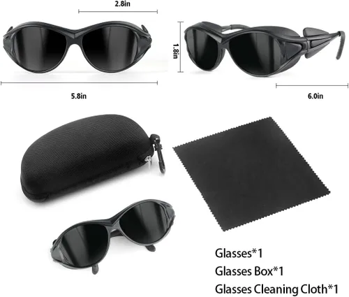 Miniatura 7 de Ultremar Gafas de Terapia de Luz Roja, Protección para los Ojos para Gafas de Bronceado, Gafas de Seguridad Láser IPL 200-2000nm, Protección