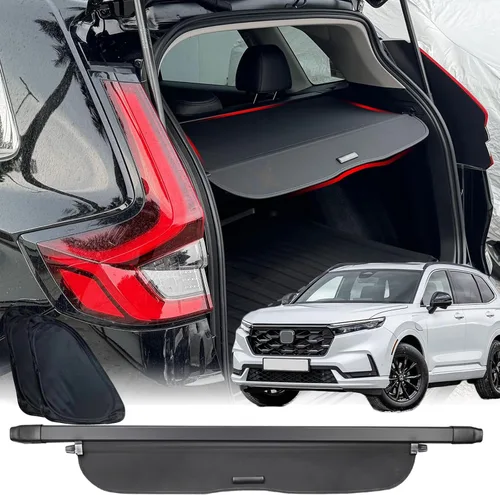 Miniatura 11 de Cubierta de carga para accesorios Honda CRV 2023-2025 2026, (textura de fibra de carbono) para Honda CRV 2023-2026 Accesorios (incluye híbrido)