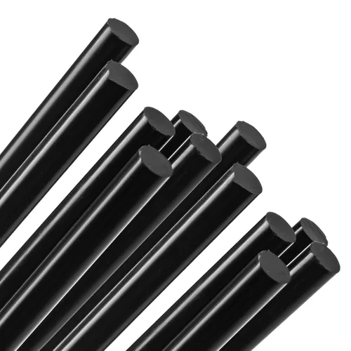 Miniatura 5 de Paquete de 24 barras redondas de plástico negro, 1/4 de pulgada de diámetro, 12 pulgadas de longitud (POM) barras de polioximetileno, grado