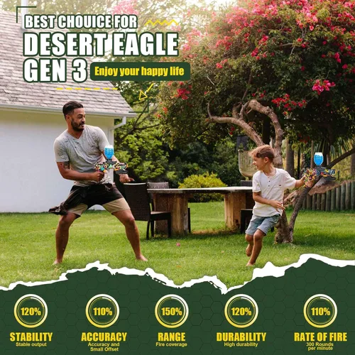 Miniatura 4 de Anstoy Gel Ball Blaster - Lanzador de bolas de gel ecológico, divertido juguete para el aire libre, para niños y niñas a partir de 12 años