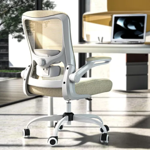 Silla de oficina ergonómica, silla de escritorio con respaldo alto y soporte lumbar ajustable, respaldo de malla transpirable, capacidad de 330