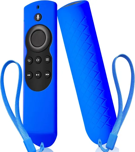 Miniatura 8 de Firestick - Funda para mando a distancia, Firestickremote Funda para control remoto, funda para cubierta con patio de tierra que brilla en azul Azul