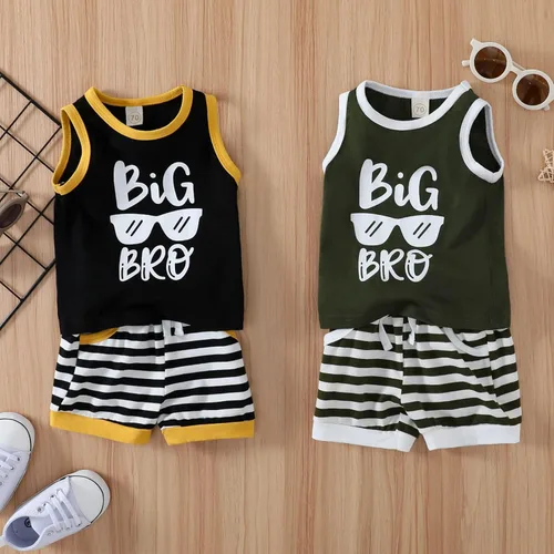 Miniatura 2 de MAMAMI Ropa de verano para bebé, 2 piezas, camiseta de manga corta de algodón, traje corto