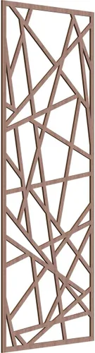 Miniatura 118 de Conway Paneles de pared decorativos de madera con calado, 9 3/8 pulgadas de ancho x 24 3/8 pulgadas de alto x 1/4 de alto, aliso