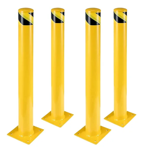 Miniatura 12 de Poste de bolardo de seguridad, bolardos de acero, bolardo de estacionamiento, poste de barrera de estacionamiento de seguridad recubierto de polvo