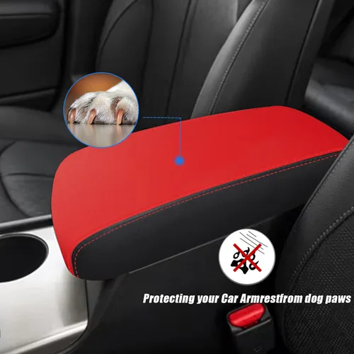 Miniatura 3 de Funda para reposabrazos de consola central de automóvil para Kia Optima 2016, 2017, 2018, 2019, 2020, de piel, antiarañazos, funda de asiento