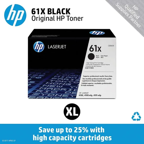 Miniatura 2 de HP 61X C8061X Cartucho de tóner Negro Alto rendimiento
