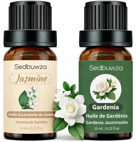 Miniatura 43 de Sedbuwza Aceite esencial de jazmín, aceite de fragancia de jazmín orgánico puro para difusor, humidificador, jabón, vela, perfume