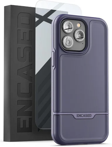 Miniatura 28 de ENCASED Funda a prueba de golpes compatible con iPhone 14, funda ultra protectora resistente para teléfono, serie Rebel (negro)