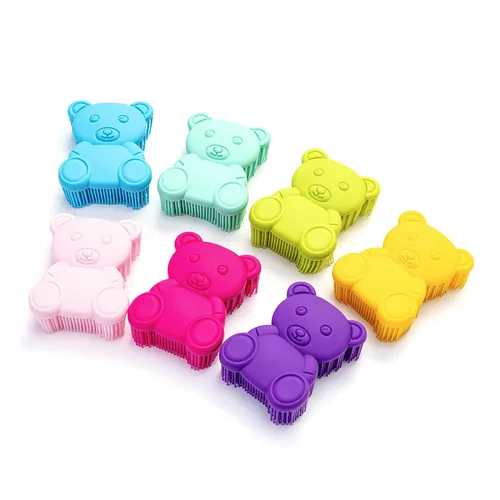 Miniatura 7 de Cepillo sensorial prémium para niños o autismo, exfoliante corporal de silicona suave, cepillos 2 en 1 para terapia ocupacional, esponja