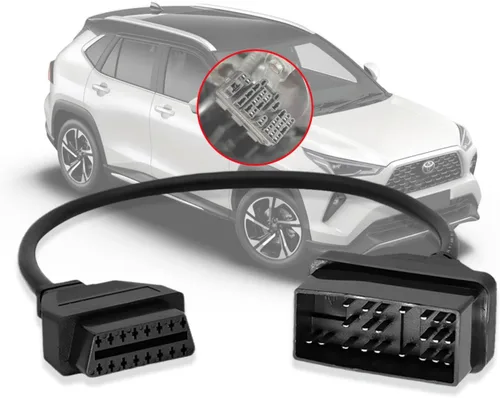 Miniatura 8 de Adaptador OBD1 a OBD2 para BMW de 20 pines, compatible con vehículos BMW E31 E32 E34 E36 E39 E38 E53 X 5 Z3, cable de diagnóstico de 20 pines