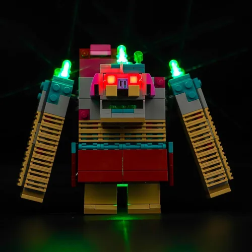Miniatura 2 de VONADO Kit de luces LED para Lego Minecraft The Devourer Showdown 21257 (solo luces, sin modelos) Juego de iluminación creativa accesorios
