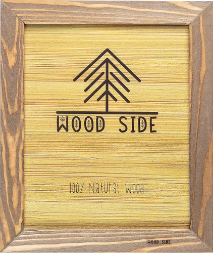 Miniatura 17 de Marco de fotos de madera rústica de 11 x 14 – 100% madera maciza natural ecológica envejecida para montaje en pared, color azul