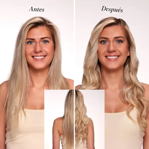 Miniatura 8 de L'ANGE HAIR Le Duo Edge 360° Airflow Titanium Styler Blush Plancha y rizador de cabello de titanio de 2 en 1 & plancha alisadora plana Placas