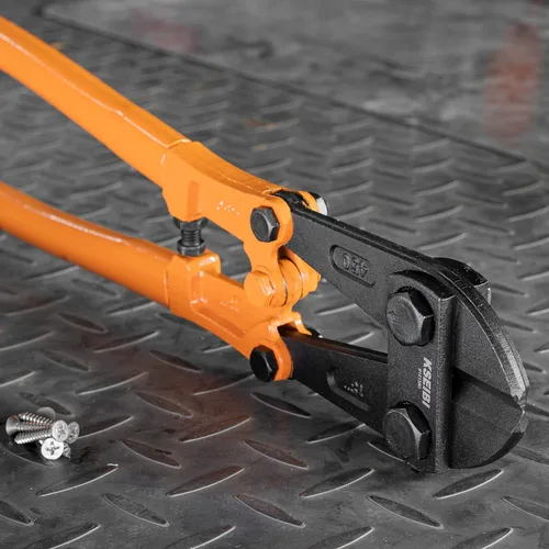 Miniatura 7 de KSEIBI 141575 Cortadores de pernos pequeños de 14 pulgadas, cortador de pernos de alambre de cromo vanadio resistente con mango ergonómico de agarre