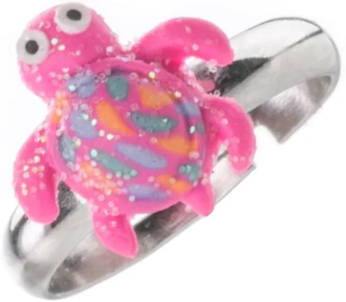 Miniatura 6 de Juego de anillos ajustables para niñas pequeñas, colorido y bonito unicornio, anillos de mariposa para niños, juego de joyas para niños