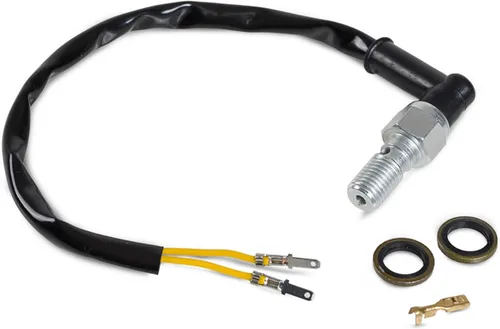 Interruptor de luz de freno hidráulico universal de 0.394 in x 1.00 de paso Banjo Bolt compatible con K-T-M 125/250/300/400/450/525 SX/XC/EXC/EXC-F,