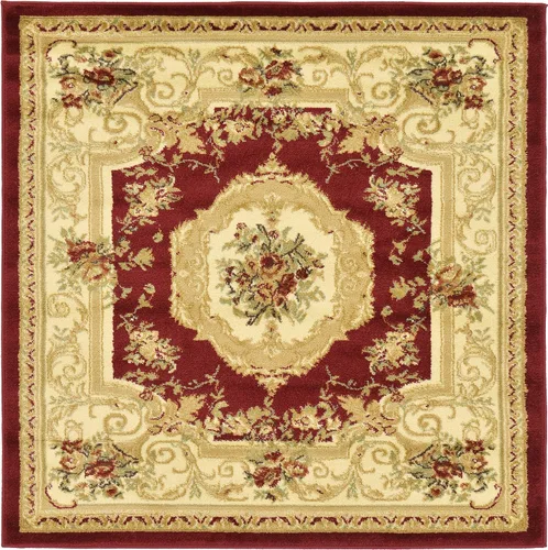 Miniatura 47 de Unique Loom Versailles Collection - Alfombra tradicional clásica con motivo floral, colección Versailles