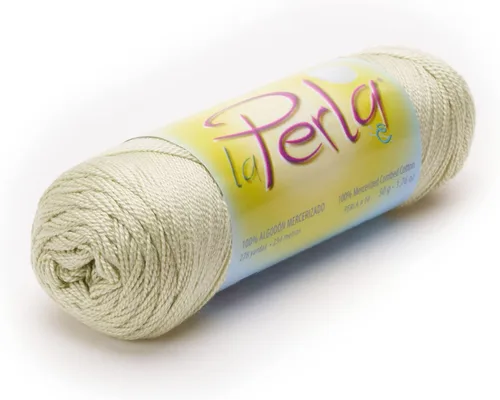 Miniatura 23 de LA Perla de Omega - Hilo Perle 100% algodón mercerizado ideal para ganchillo fino - Color: 01 - Blanco 601