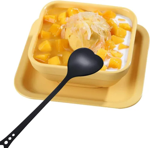 Miniatura 7 de Luxshiny Cucharas de café expreso, cuchara de postre de acero inoxidable, cucharas en forma de corazón, cucharas para helado, cuchara para mezclar