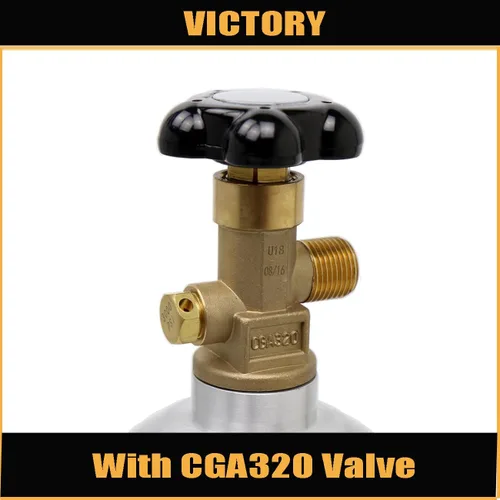 Miniatura 4 de Victory Cilindro de aluminio del tanque de CO2 de 20lb con la válvula CGA320
