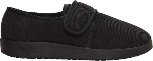 Miniatura 2 de Silverts - Zapatillas para hombre con cierre ajustable y suave, cómodas, color azul marino y negro