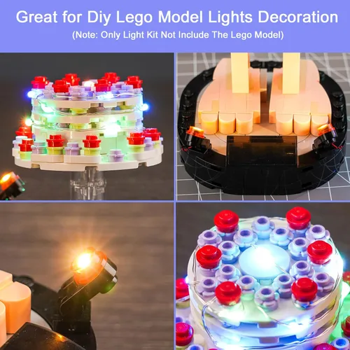 Miniatura 2 de Kit de luz LED mejorado compatible con el set de construcción Lego Dobby La Casa-Elfo, compatible con el modelo Lego 76421, idea de regalo