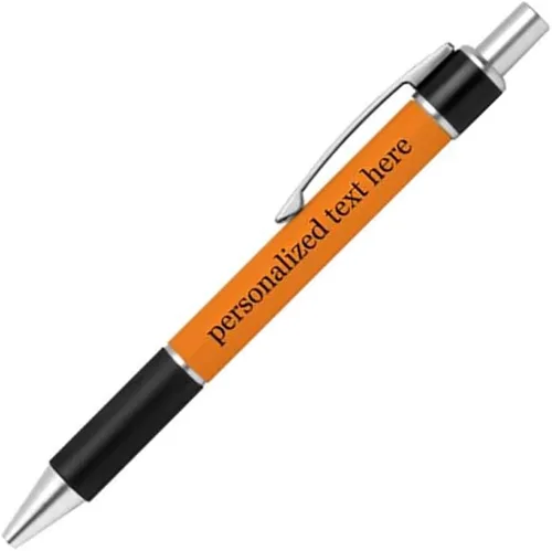 Miniatura 3 de Bolígrafo personalizado – Nombre o mensaje personalizado – Colores o impresiones – Regalo de papelería, suministros para la escuela de negocios