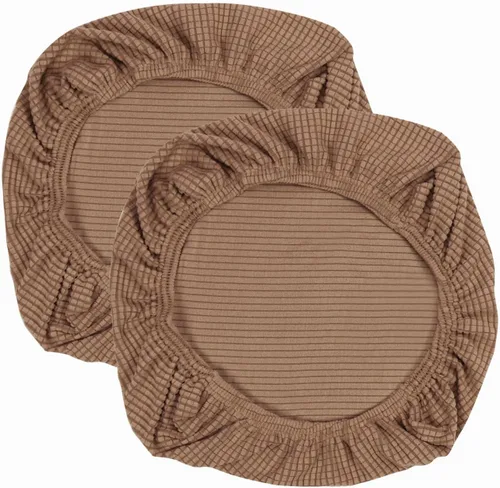 Miniatura 16 de Yikko - Fundas elásticas de jacquard con licra suave, con textura de grano de maíz, para sillas, aptas para oficina, comedor, bar, fundas