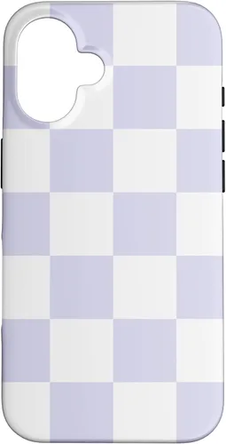 Miniatura 32 de Cute Pastel Lavender Off White Checker Pattern Design Case for iPhone 17