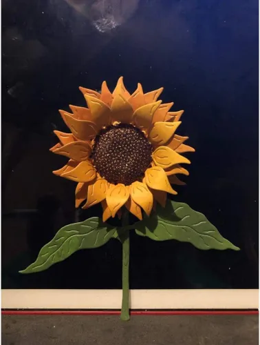 Miniatura 3 de Troqueles de corte de girasol de metal A + una flor estereoscópica 3D troquelada plantillas en relieve molde para tarjetas DIY álbum de recortes