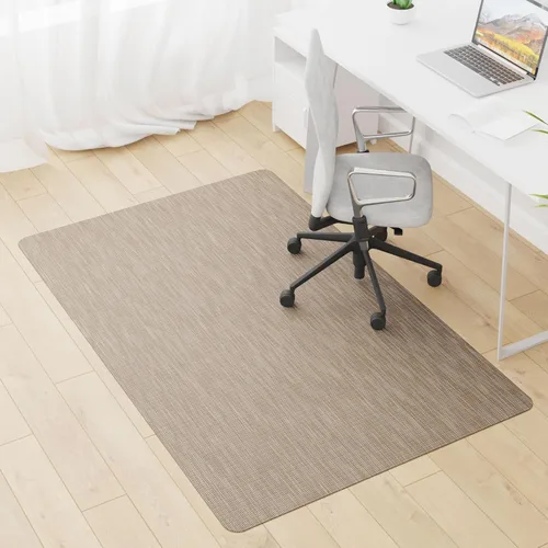 Miniatura 9 de Tapete para Silla de Oficina para Piso de Madera Dura, 48" x 30" Tapete de Vinilo Transparente para Silla de Escritorio Protector de Piso para Silla