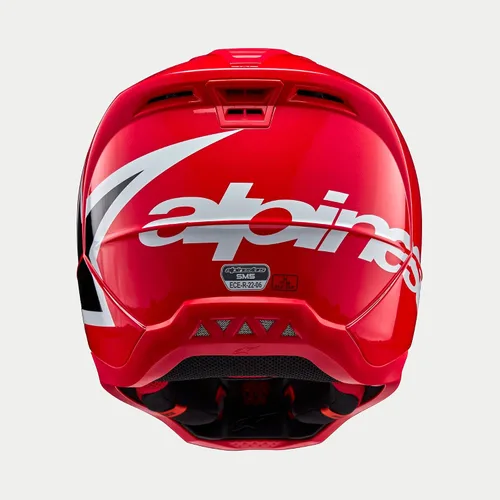 Miniatura 5 de Alpinestars SM5 Corp Helmet, Lightweight Protection for MX Riders Rojo brillante brillante