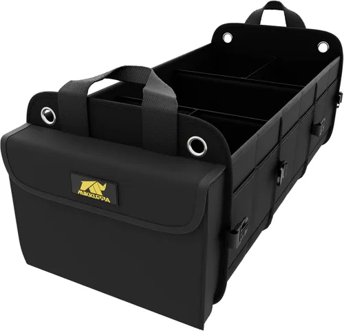 Miniatura 10 de MIKKUPPA Organizador de maletero de automóvil con enfriador - Organizador grande de 100L para automóvil, almacenamiento plegable de maletero